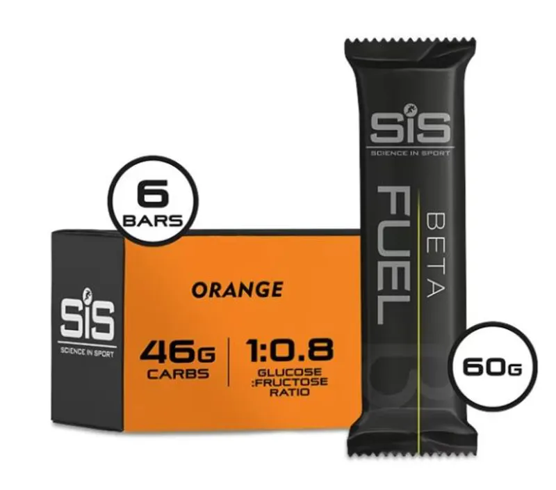 S.I.S. Beta Chew Orange Bx of 6 Bars